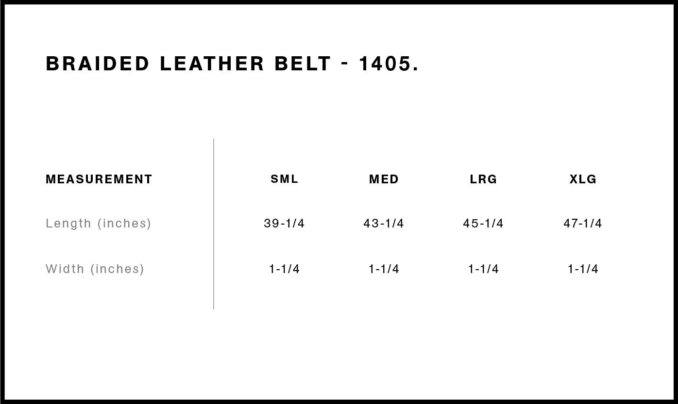 Braided Leather Belt | 1405 2