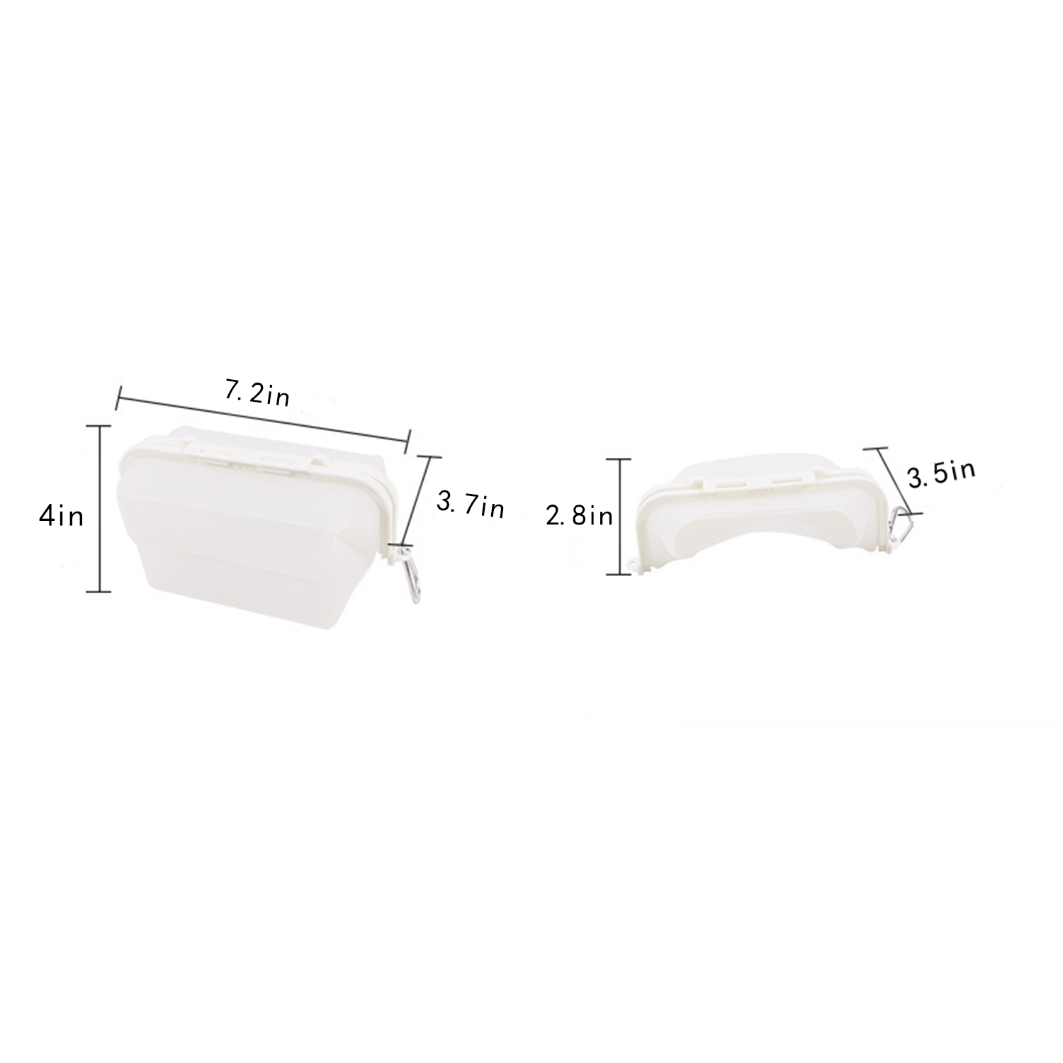 1.5L Collapsible Microwave Safe Silicone Food Storage Box 6