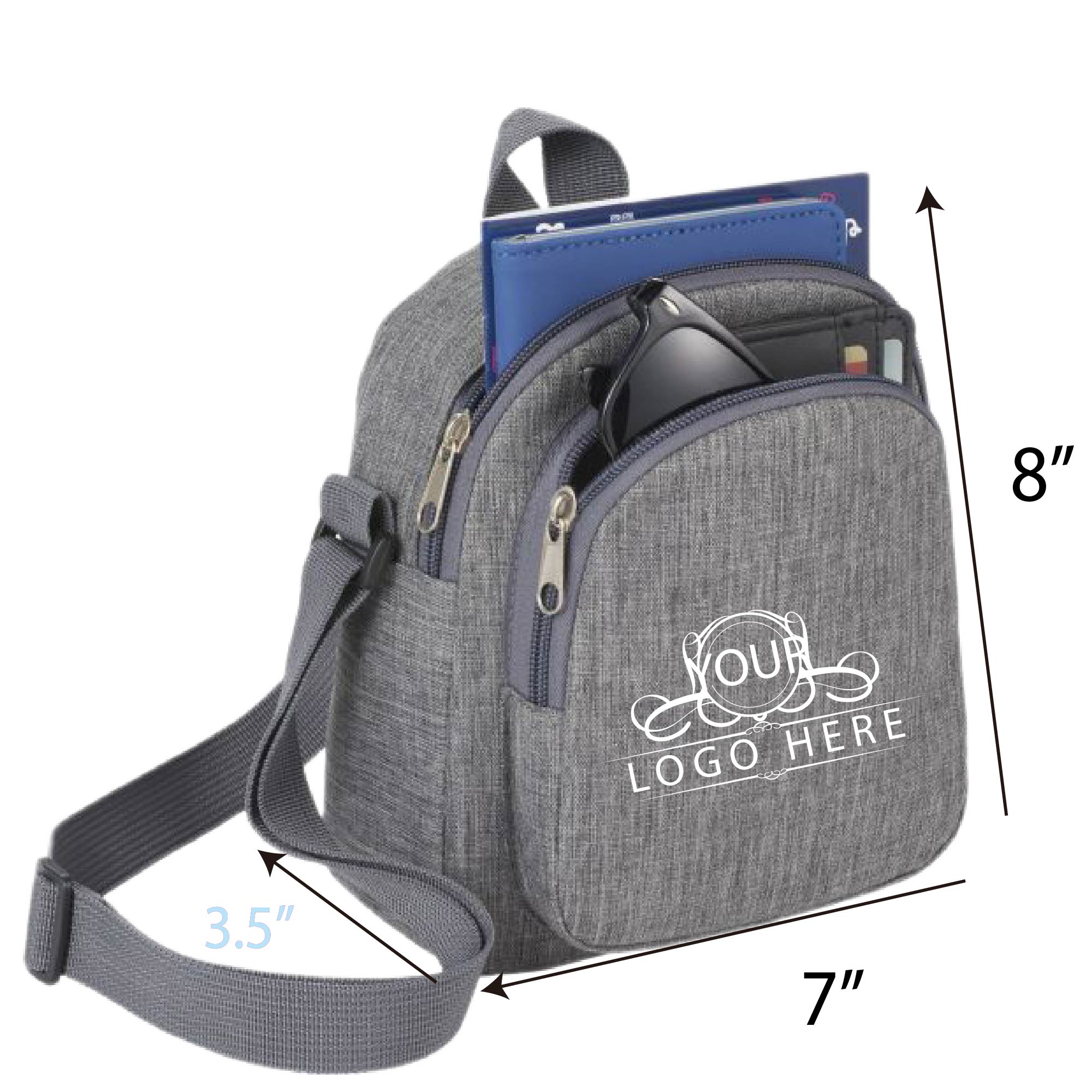 Water Resistan Crossbody Sling Bag 3