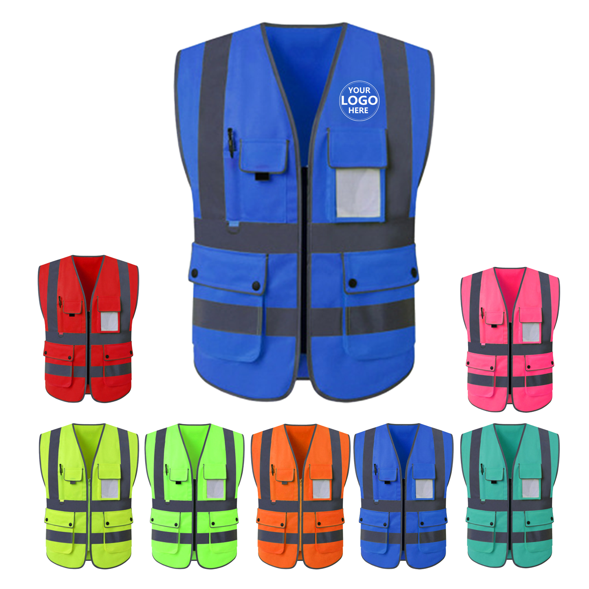 100% polyester High-Visibility Reflective Vest 1