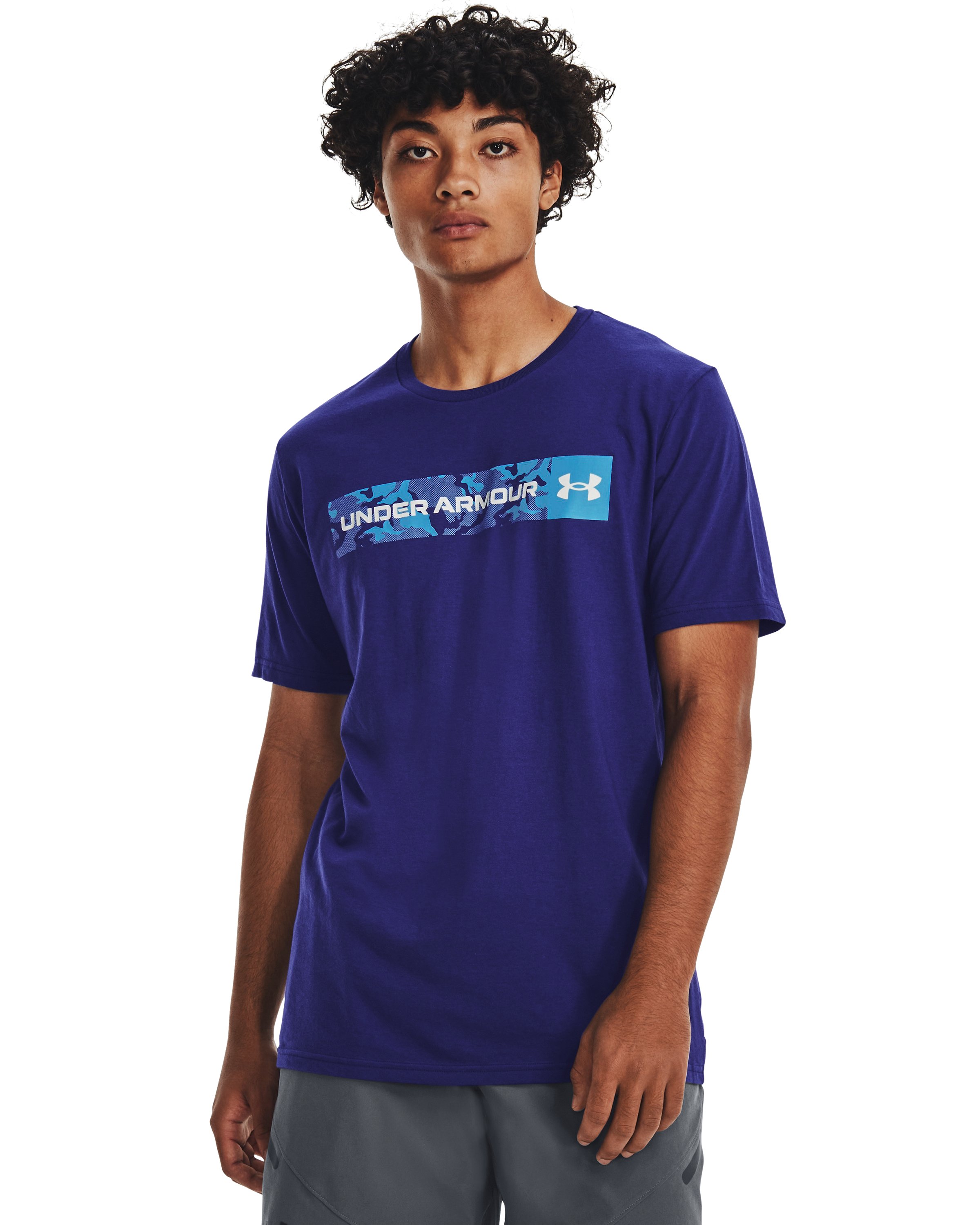 UA Camo Chest Stripe Men's Short Sleeve 2