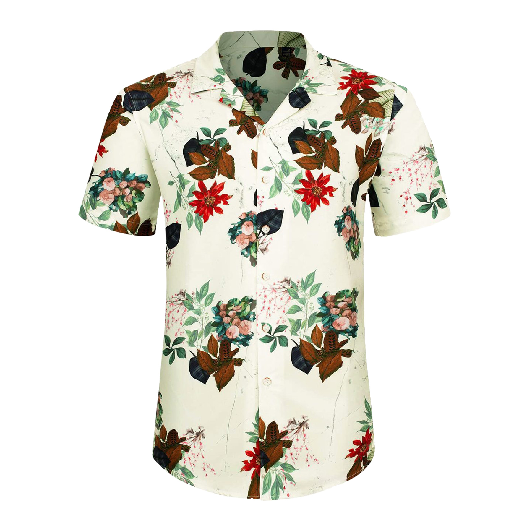 Mens Hawaiian Short Sleeve Shirt 4