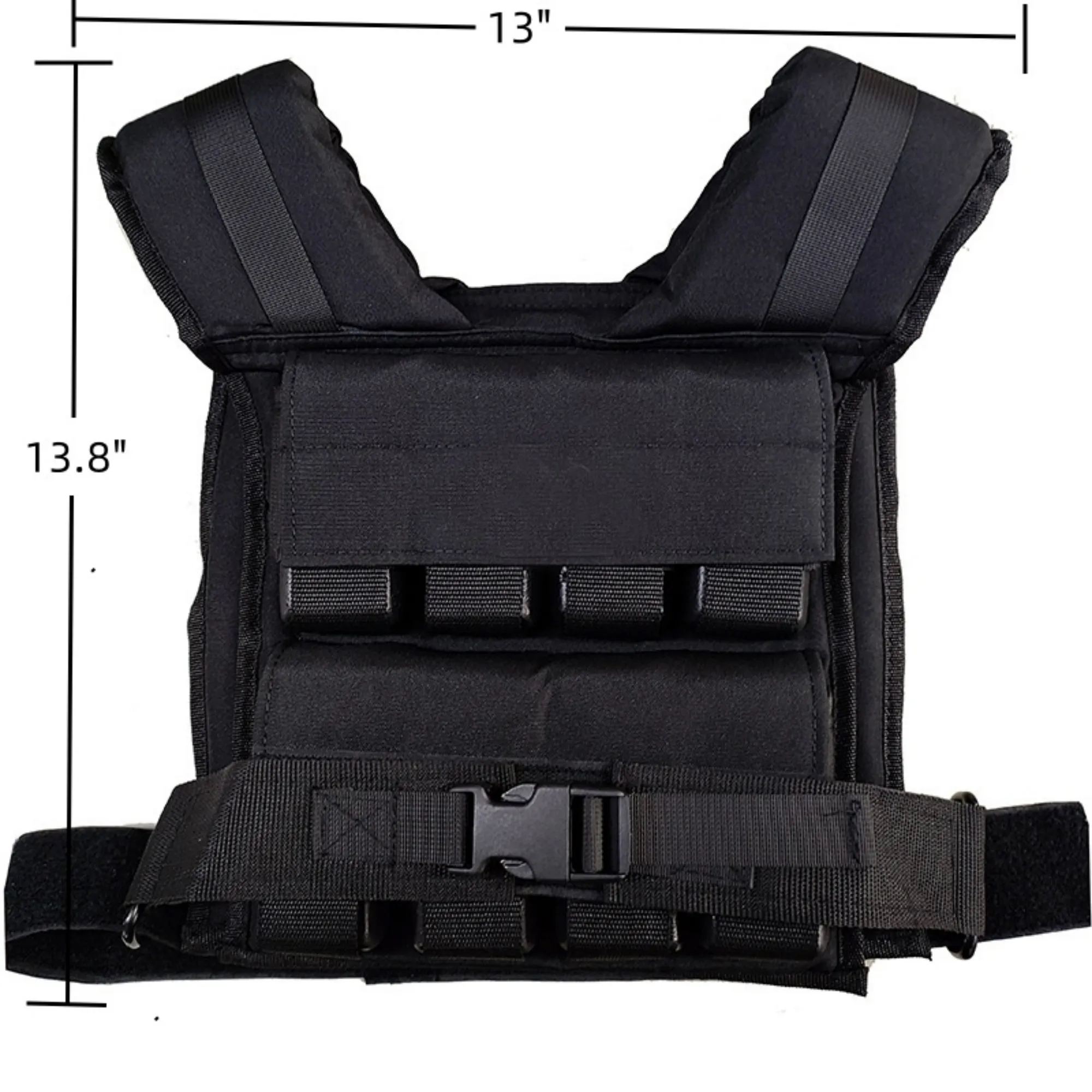 Breathable Adjustable Weighted Vest With Concealed Design 2