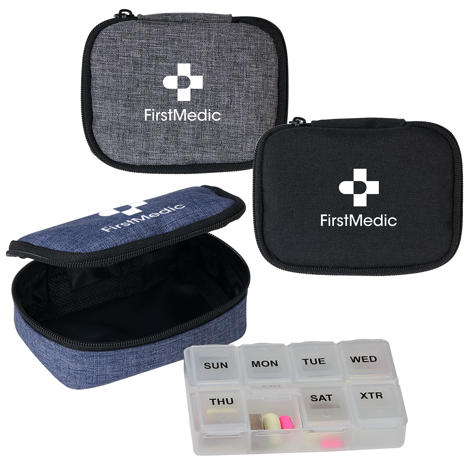 Traveler 8-Compartment Pill Organizer