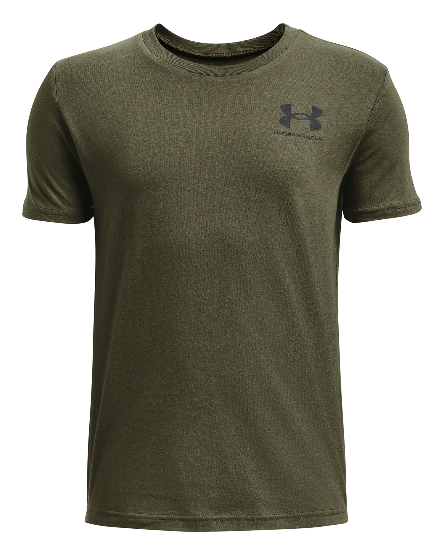 UA Left Chest Logo Boys' Short Sleeve 2