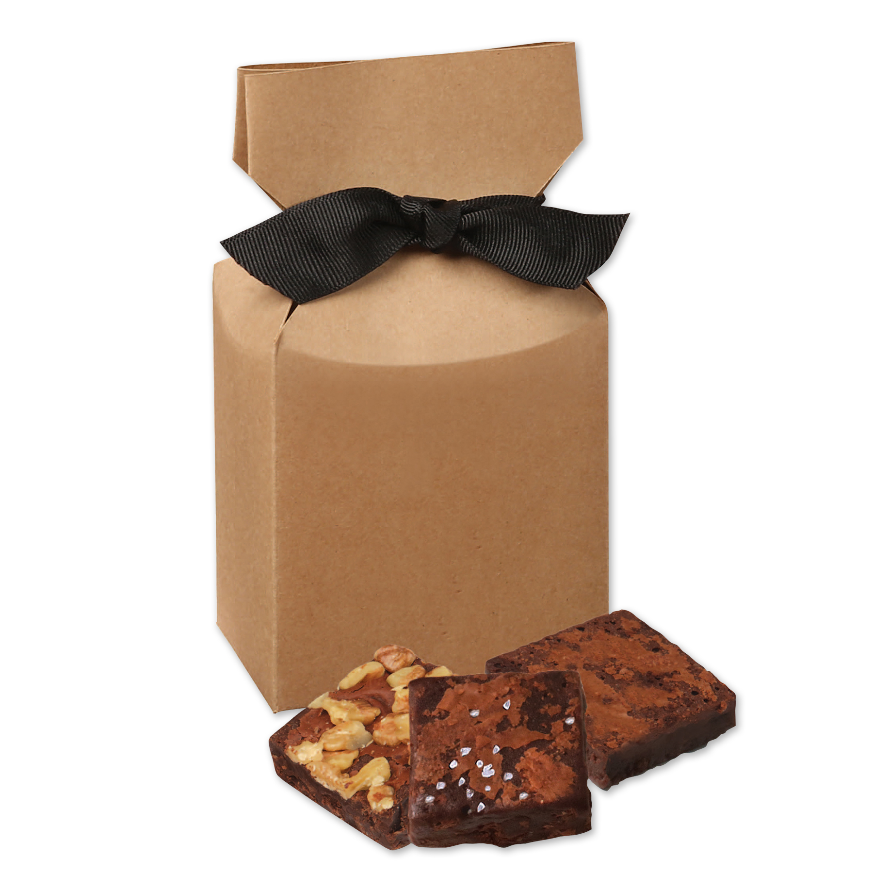 Gourmet Brownies in Kraft Premium Delights Gift Box 3