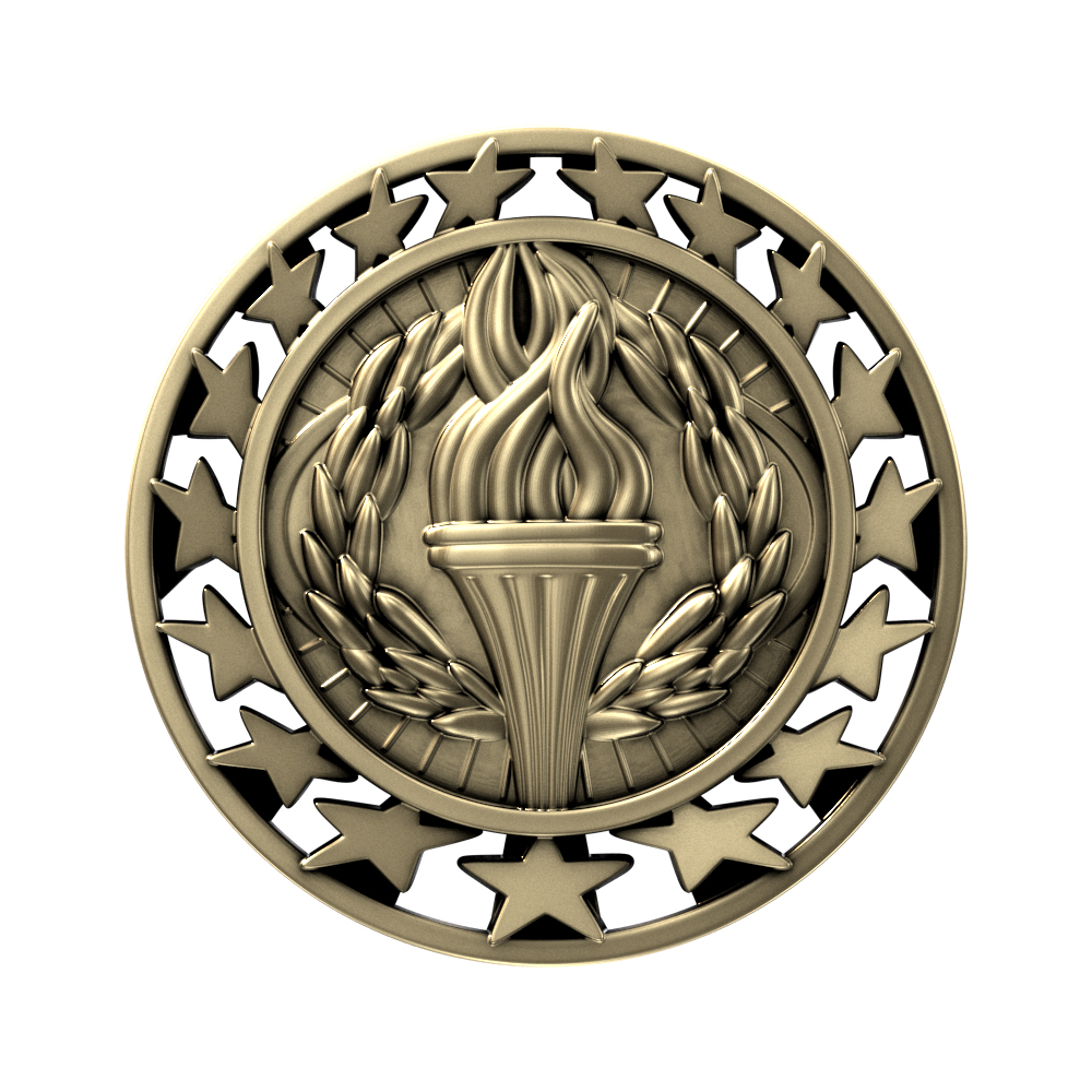 Victory Star Medallion (2-1/2") 3
