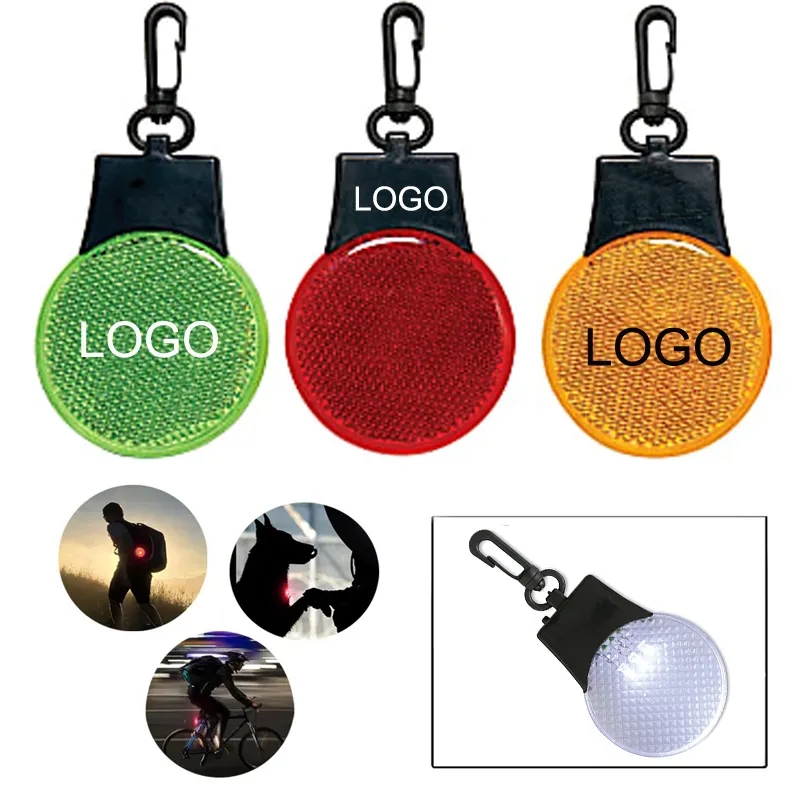 Safety Reflector Flashlight Keychain 4