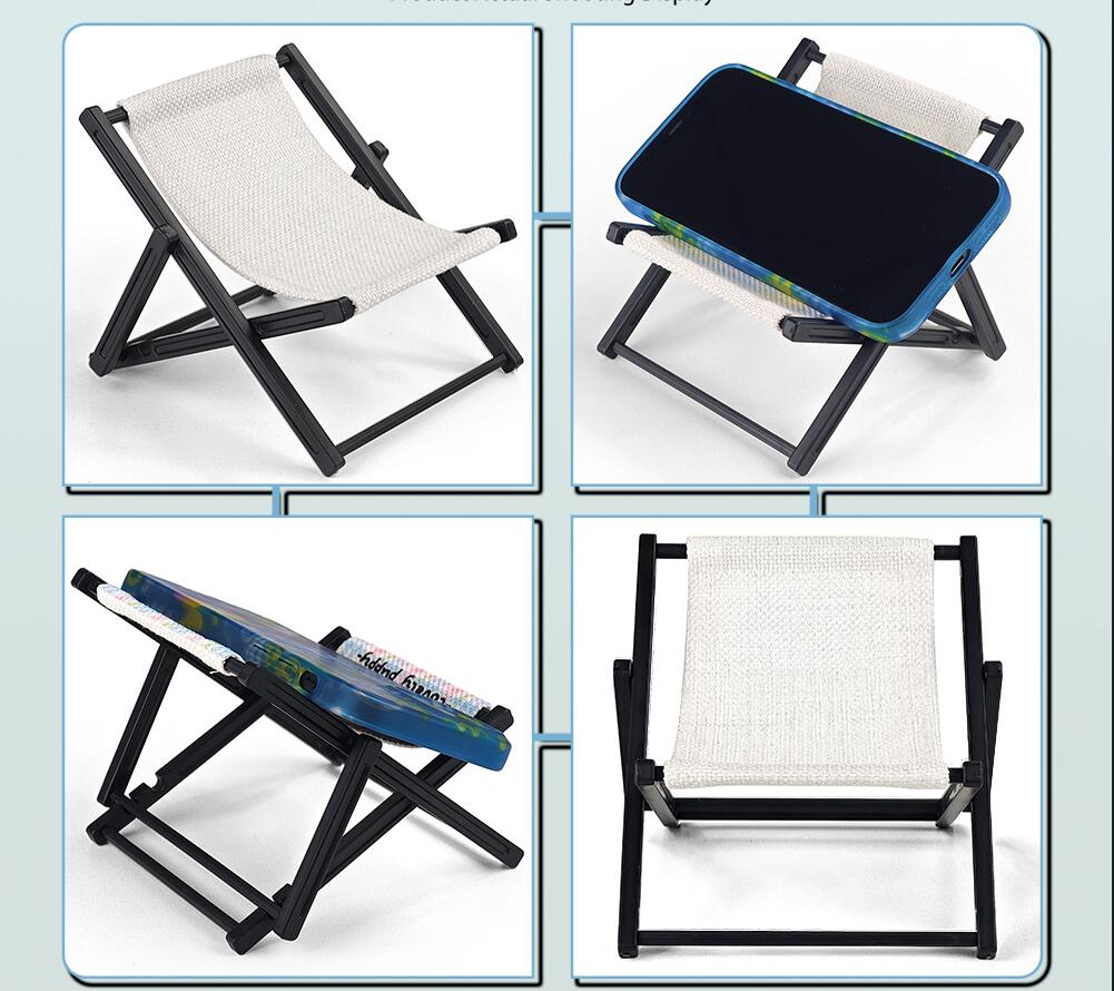 Mini Folding Chair Cell Phone Stand 4