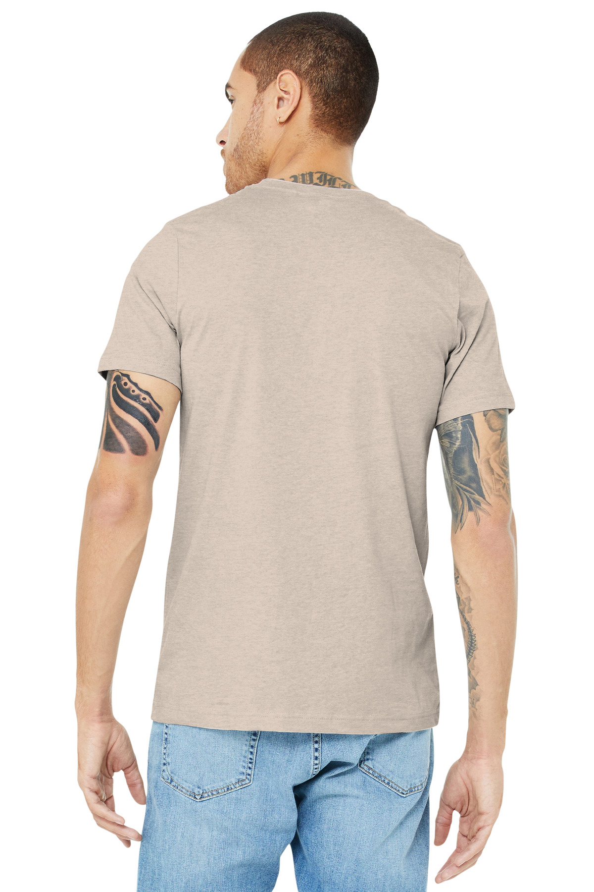 BELLA+CANVAS Unisex Heather CVC Short Sleeve Tee. BC3001CVC 427