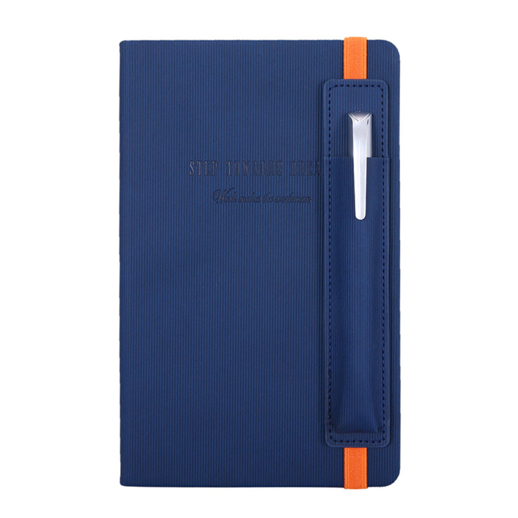 A5 Leather Notebook with Pen Holder 2