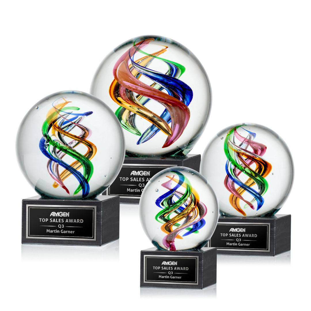 Galileo Award on Square Marble Base 8