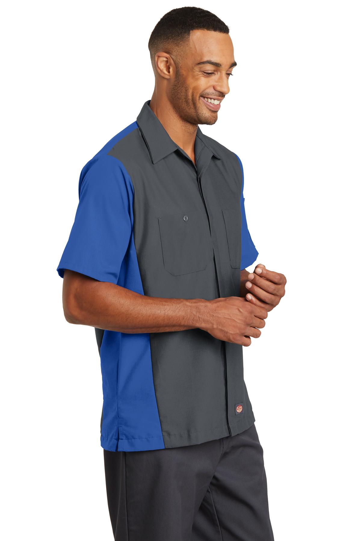 Red Kap Short Sleeve Ripstop Crew Shirt. SY20 23