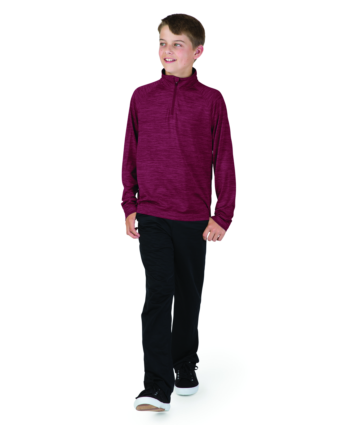 Youth Space Dye Performance Pullover 18