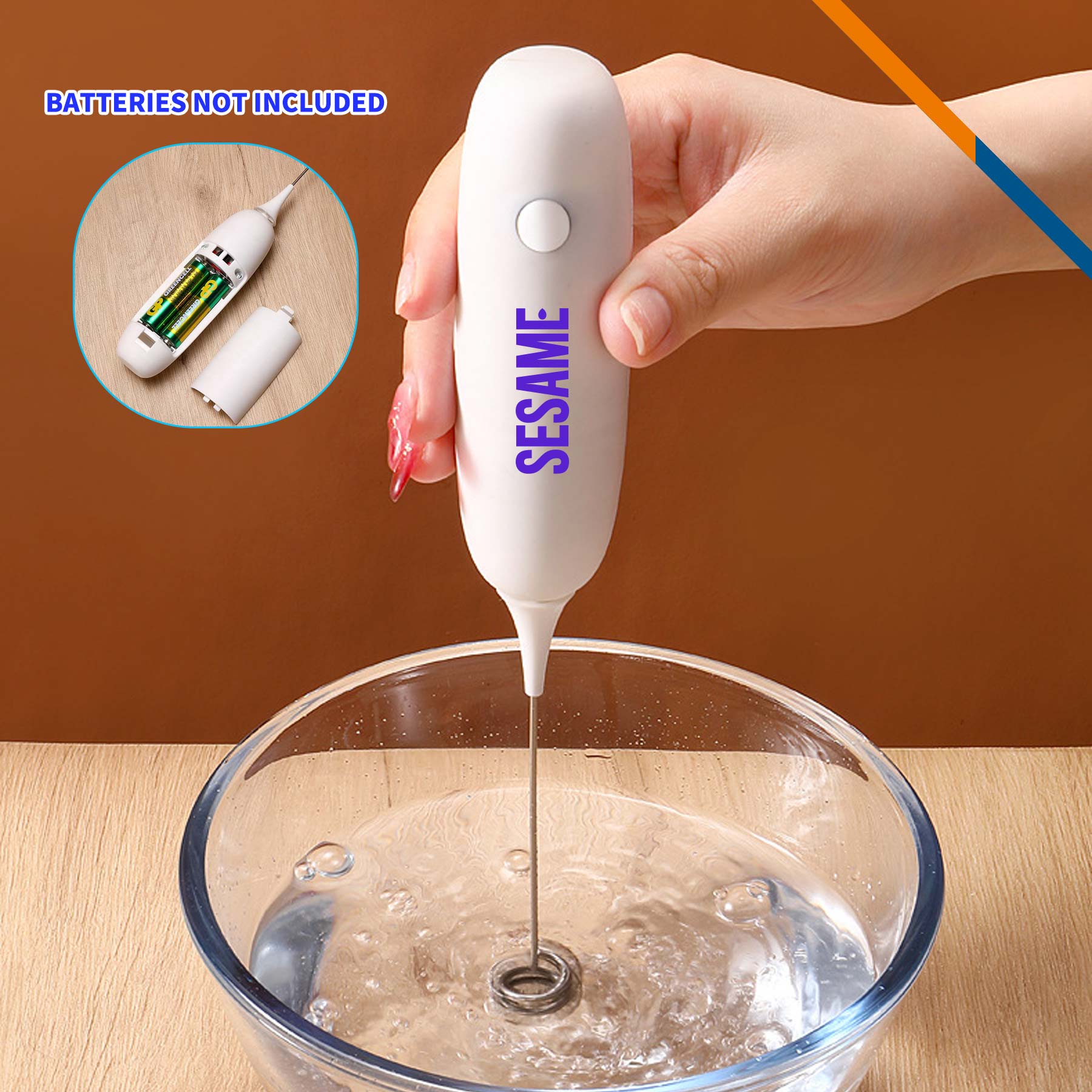 MilkBlitz Electric Milk Frother 4