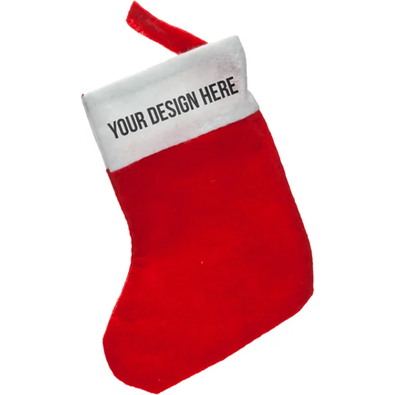 7" Mini Felt Christmas Stockings 6