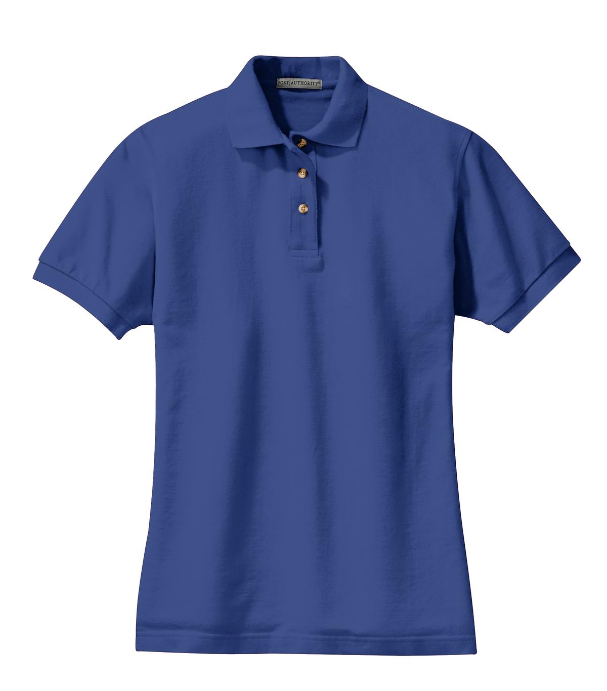 Port Authority Women's Heavyweight Cotton Pique Polo. L420 43