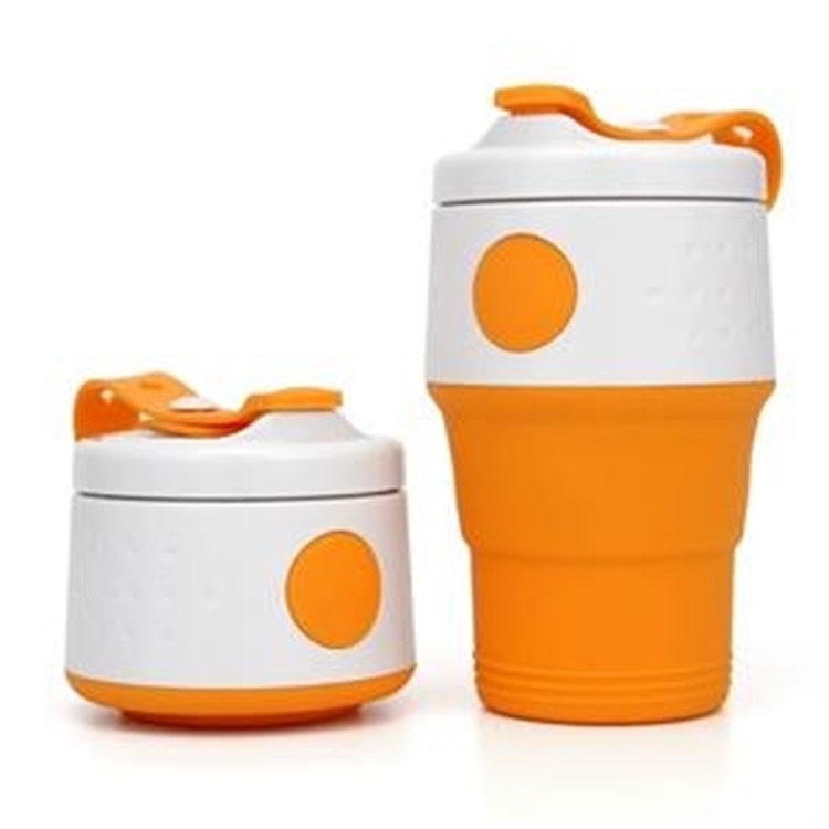 13 oz Silicone Foldable Coffee Cup 4