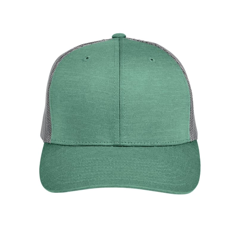 Team 365 By Yupoong® Adult Zone Sonic Heather Trucker Cap 2