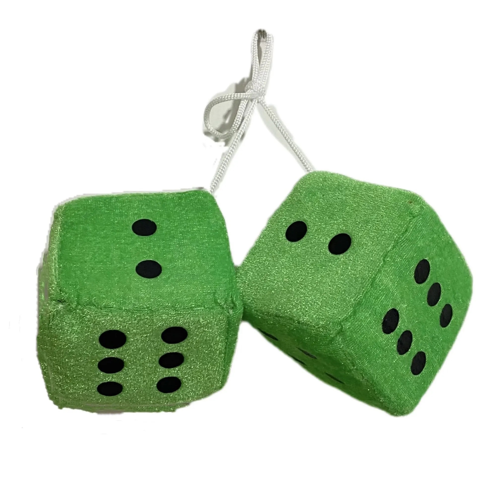 Pair of Plush Dice Car Pendant 7