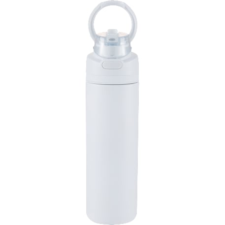 Elvin 28oz Recycled Stainless Flip Straw Bottle, custom water bottle with logo imprint 75