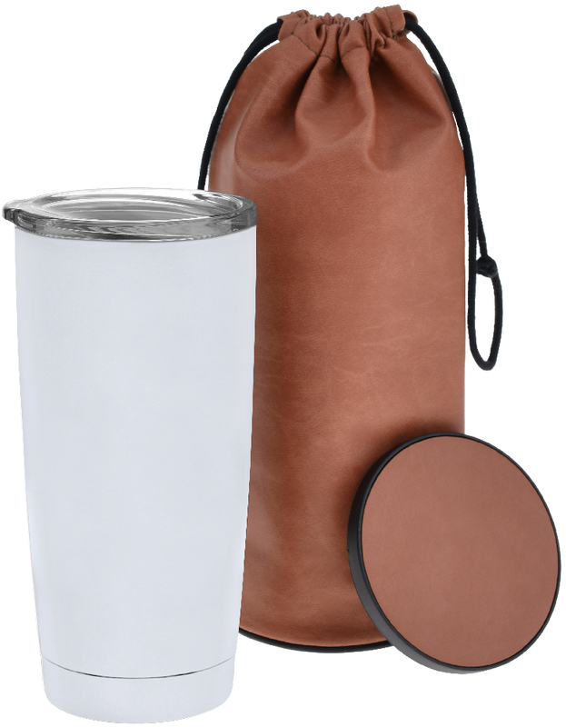 20 oz. Lasered Infinity Tumbler and Coaster Set 12