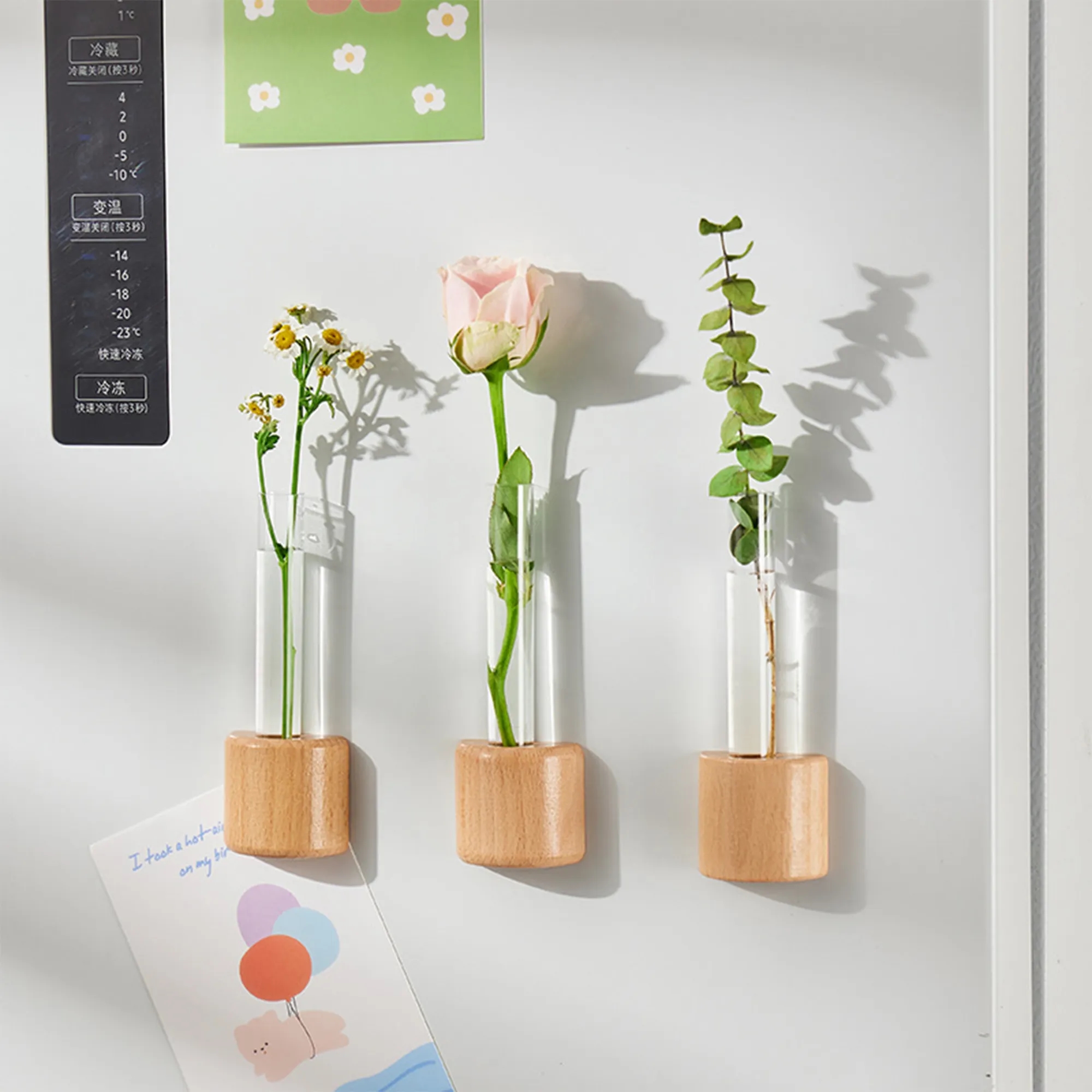 Magnetic Flower Vase Fridge Sticker Free Shipping 8