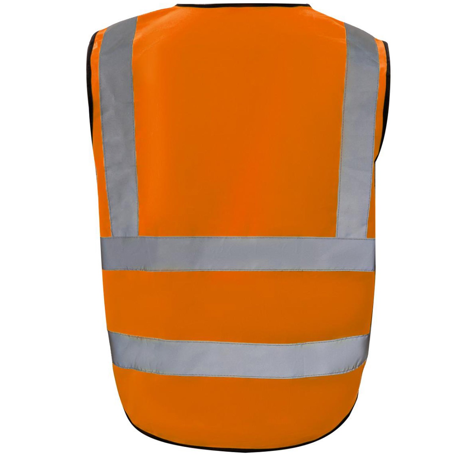 3.8oz. Knitted Class 2 Double Band Reflective Tape Safety Vest with 4 Pockets 6