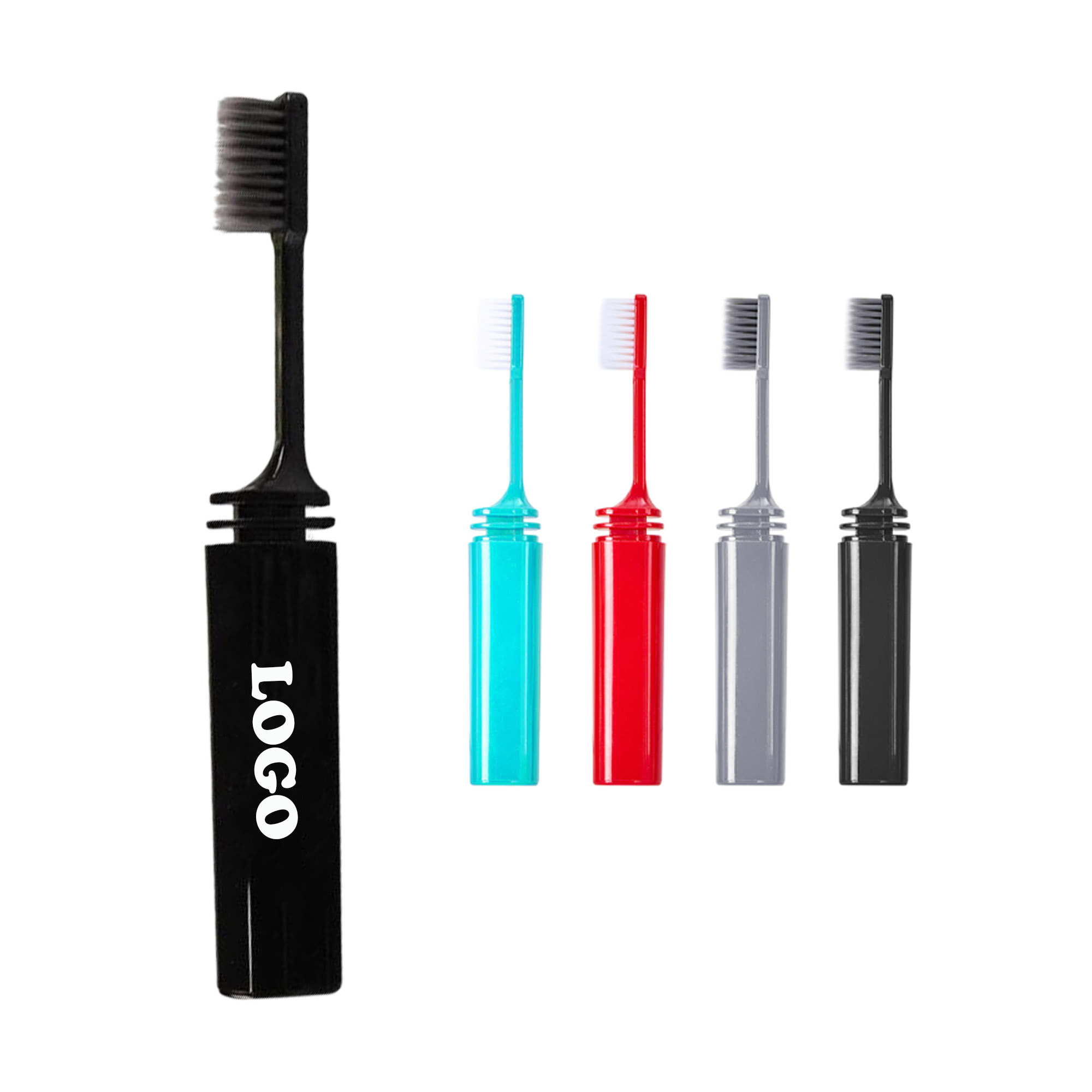 MOQ 50 pcs Collapsible Toothbrush 2