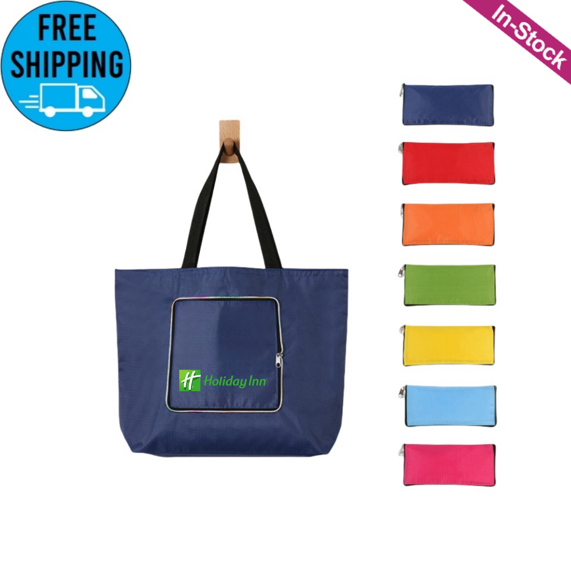 Foldable Reusable Grocery Bags Washable Tote Bag 4
