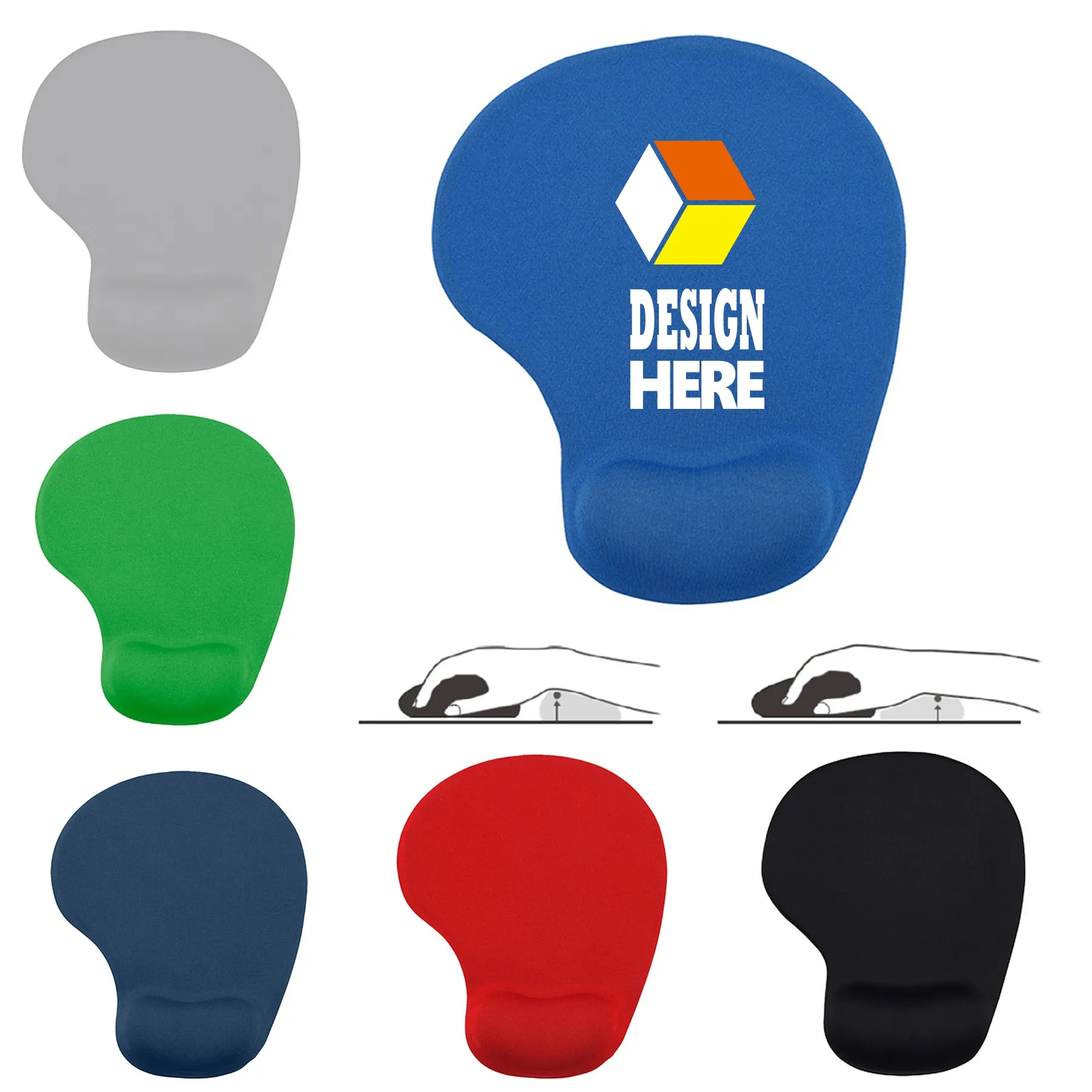 Comfortable Mouse Pad With Wrist Rest Gel 16