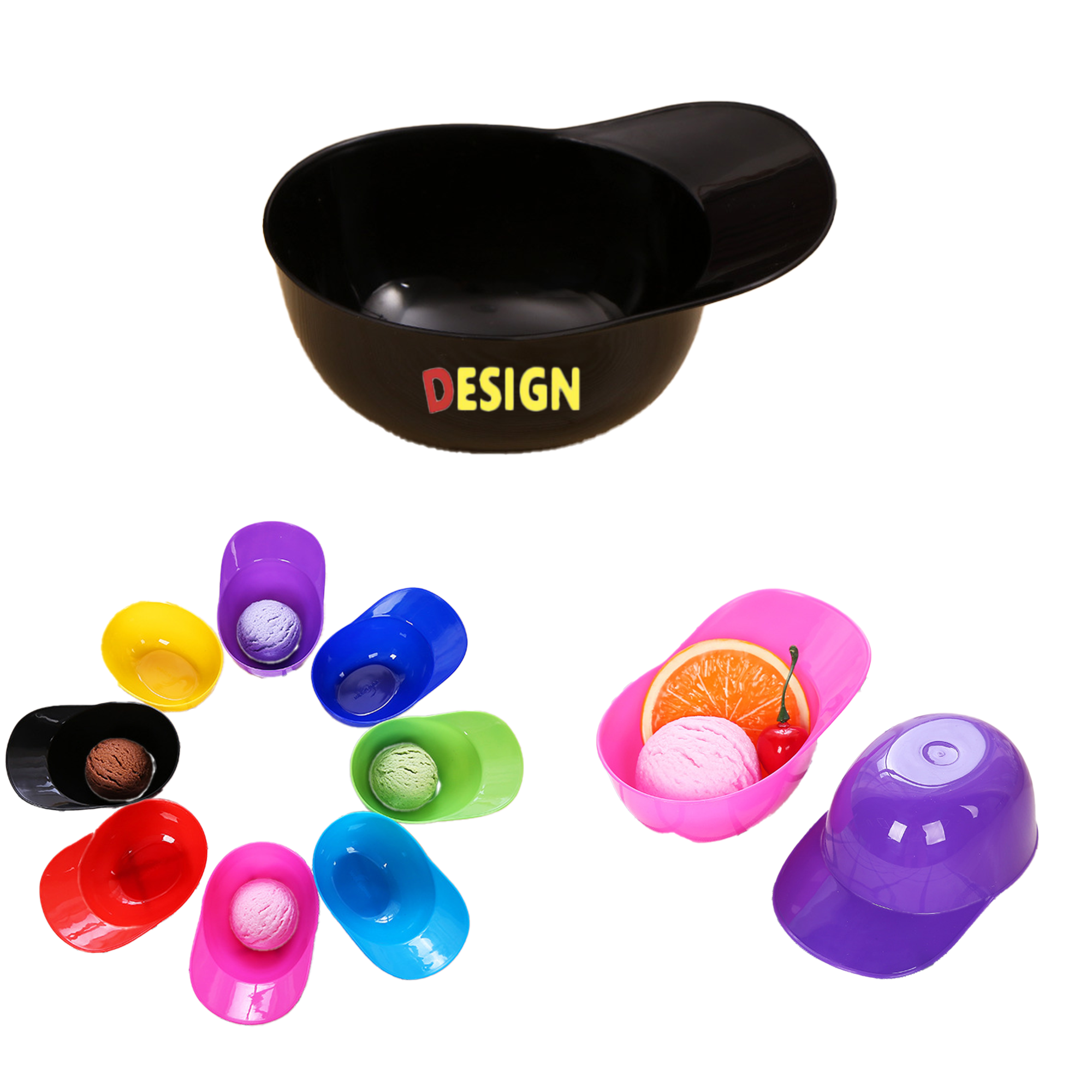 Baseball Cap Ice Cream Bowl 2