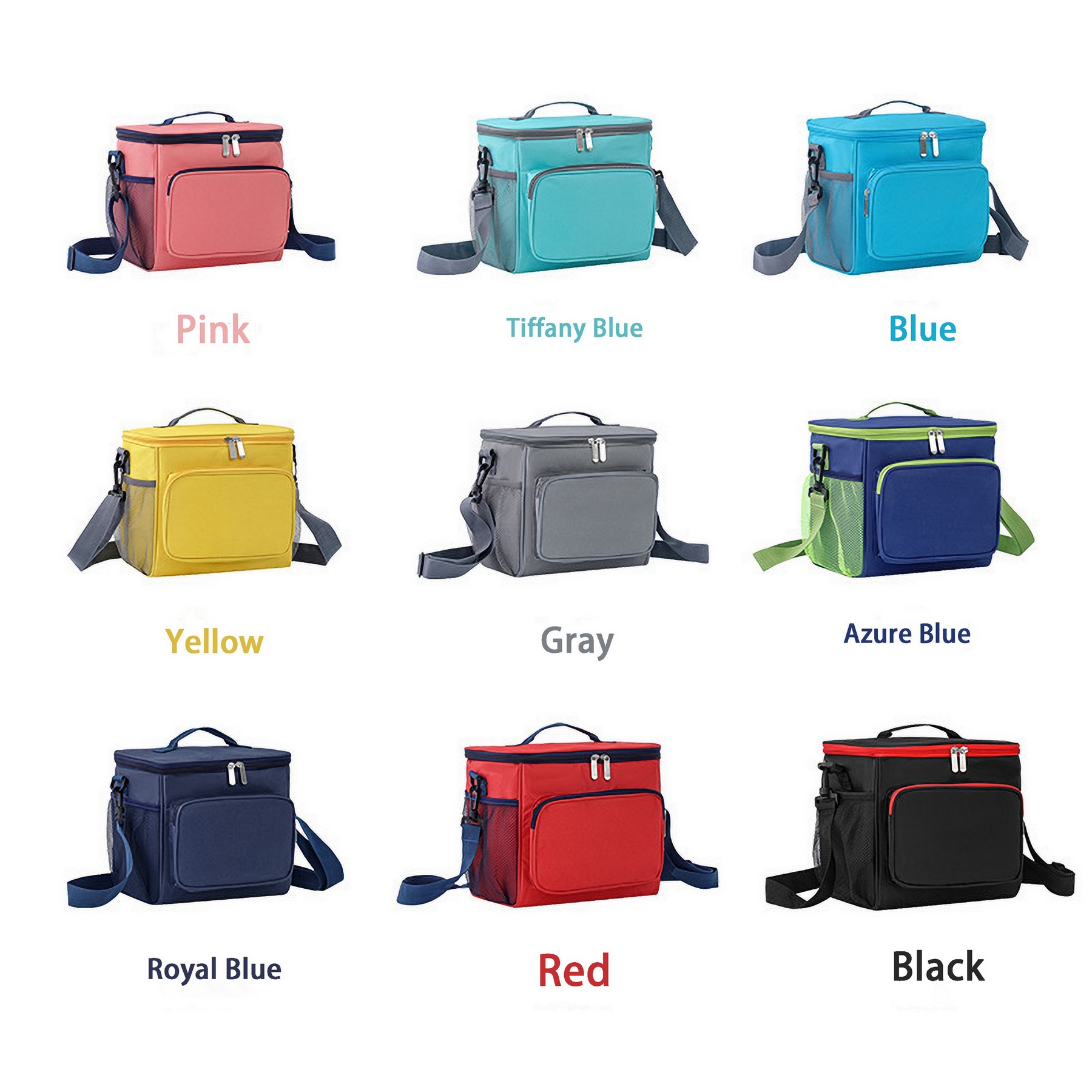 Insulated Lunch Bag Leakproof Cooler Tote Bag Organizer 5