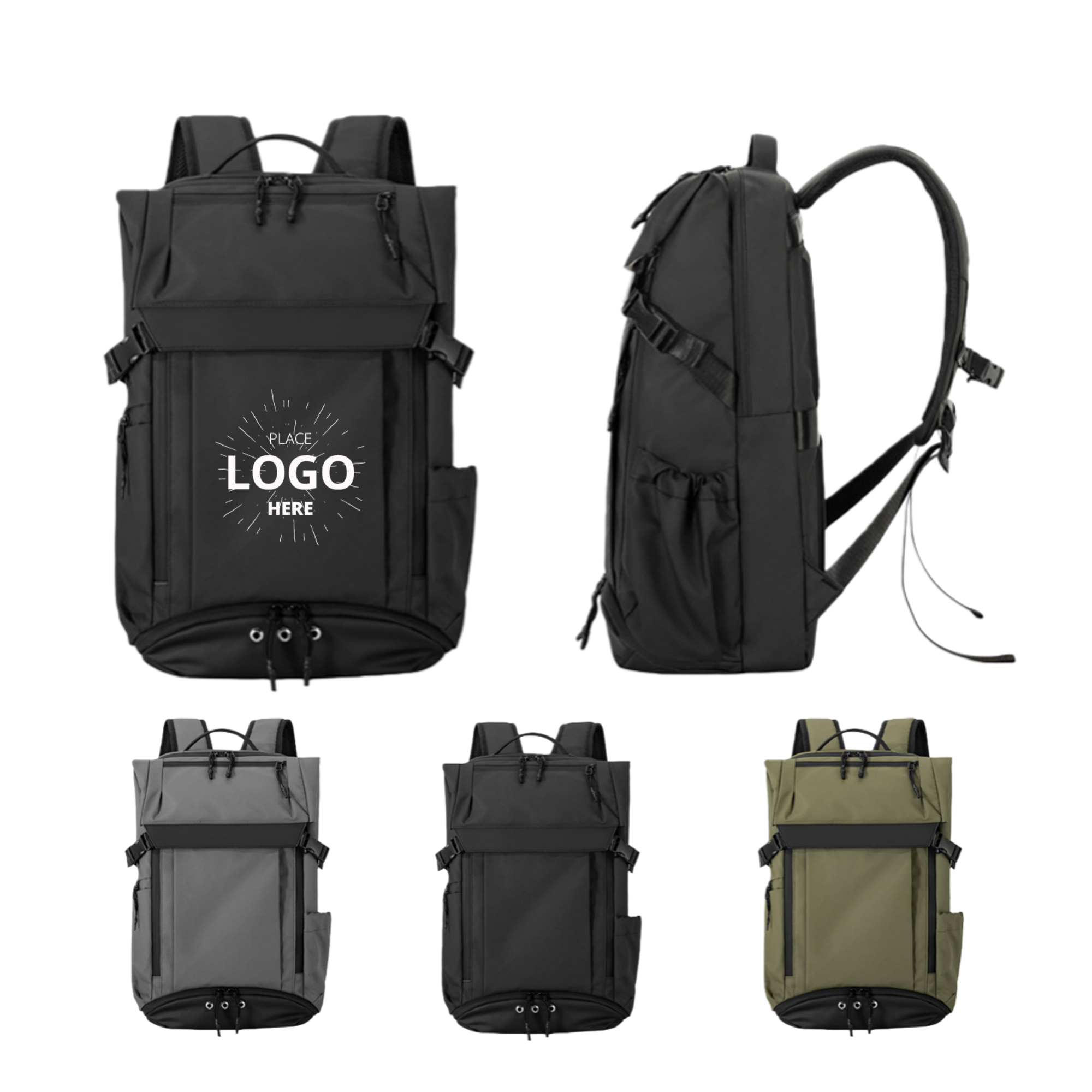 Minimalist College Backpack With Padded Straps And Organizer 2