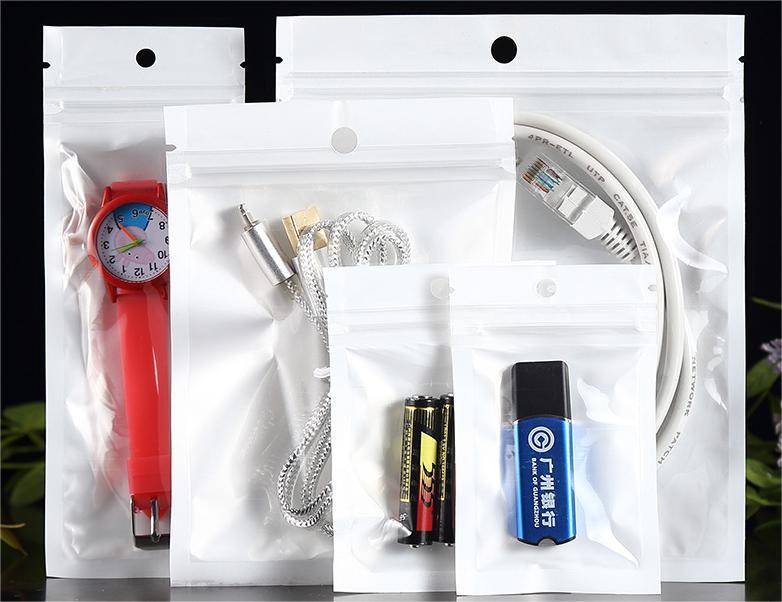 Clear Lock Printed Bags Pockets With Hang Hole 3