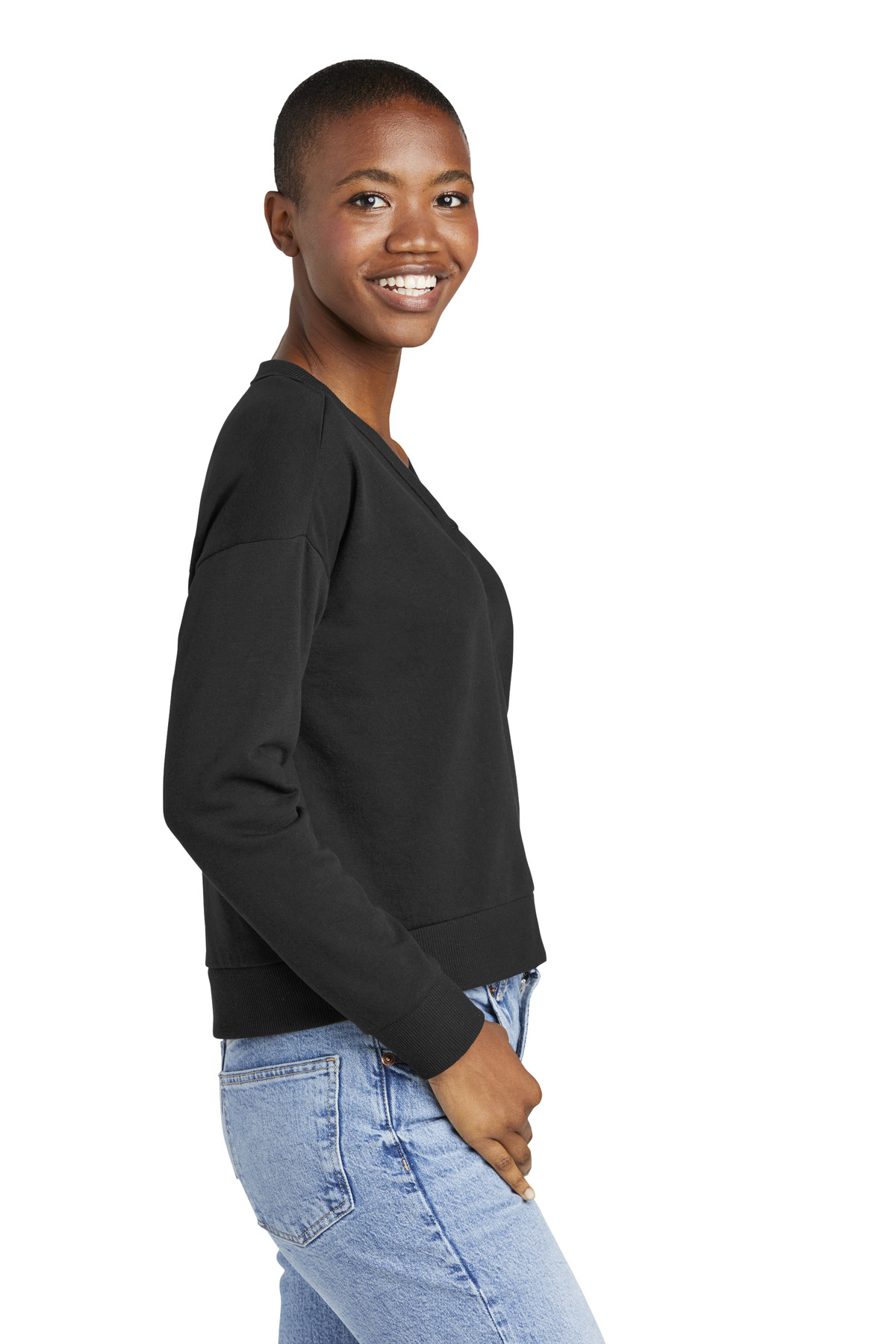 Women's Perfect Tri Fleece V-Neck Sweatshirt
