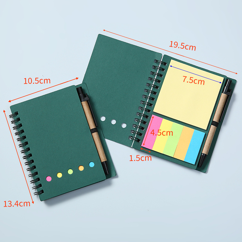 Mini Notebook W/ Pens & Sticky Notes 3