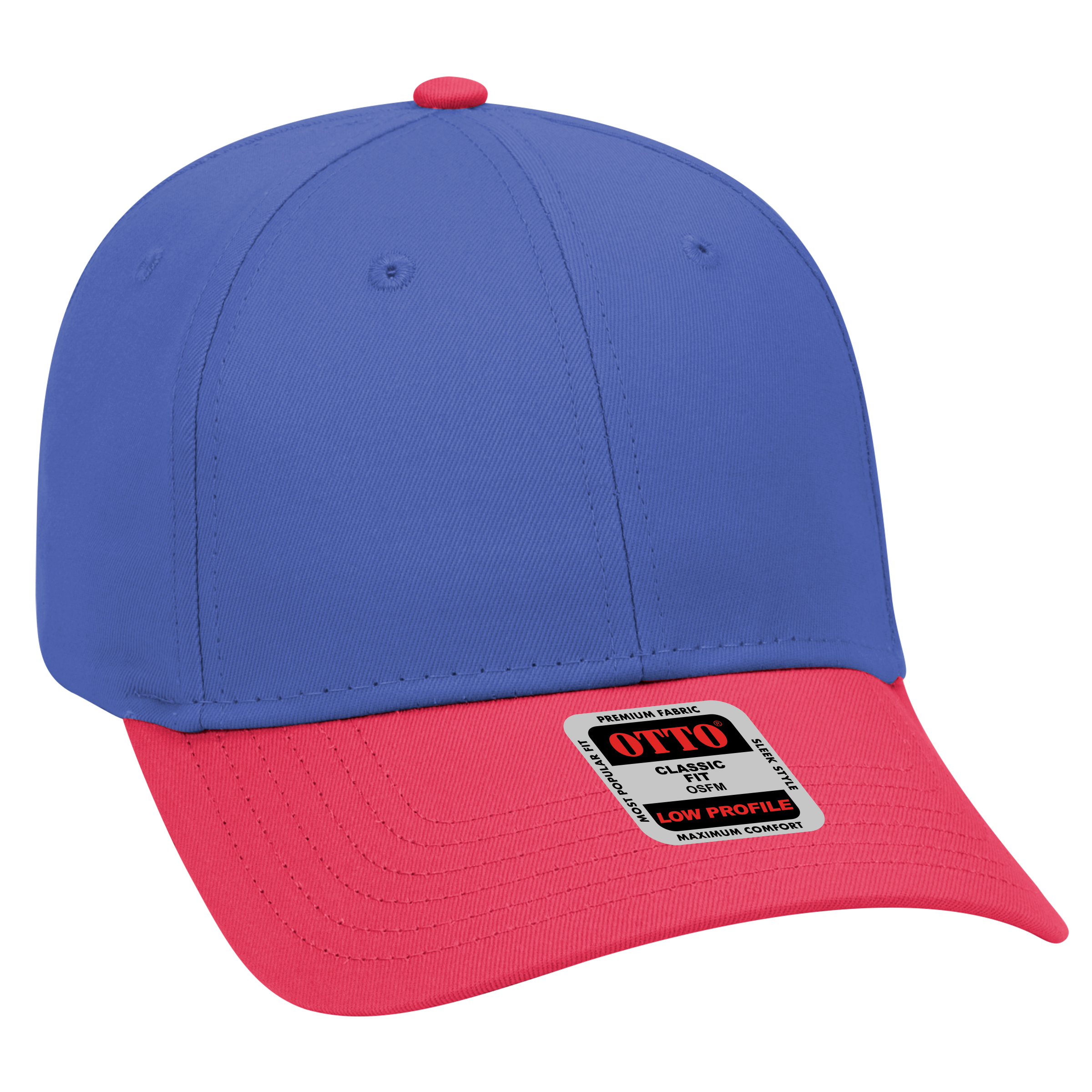 OTTO CAP® 6 Panel Low Profile Baseball Cap 12