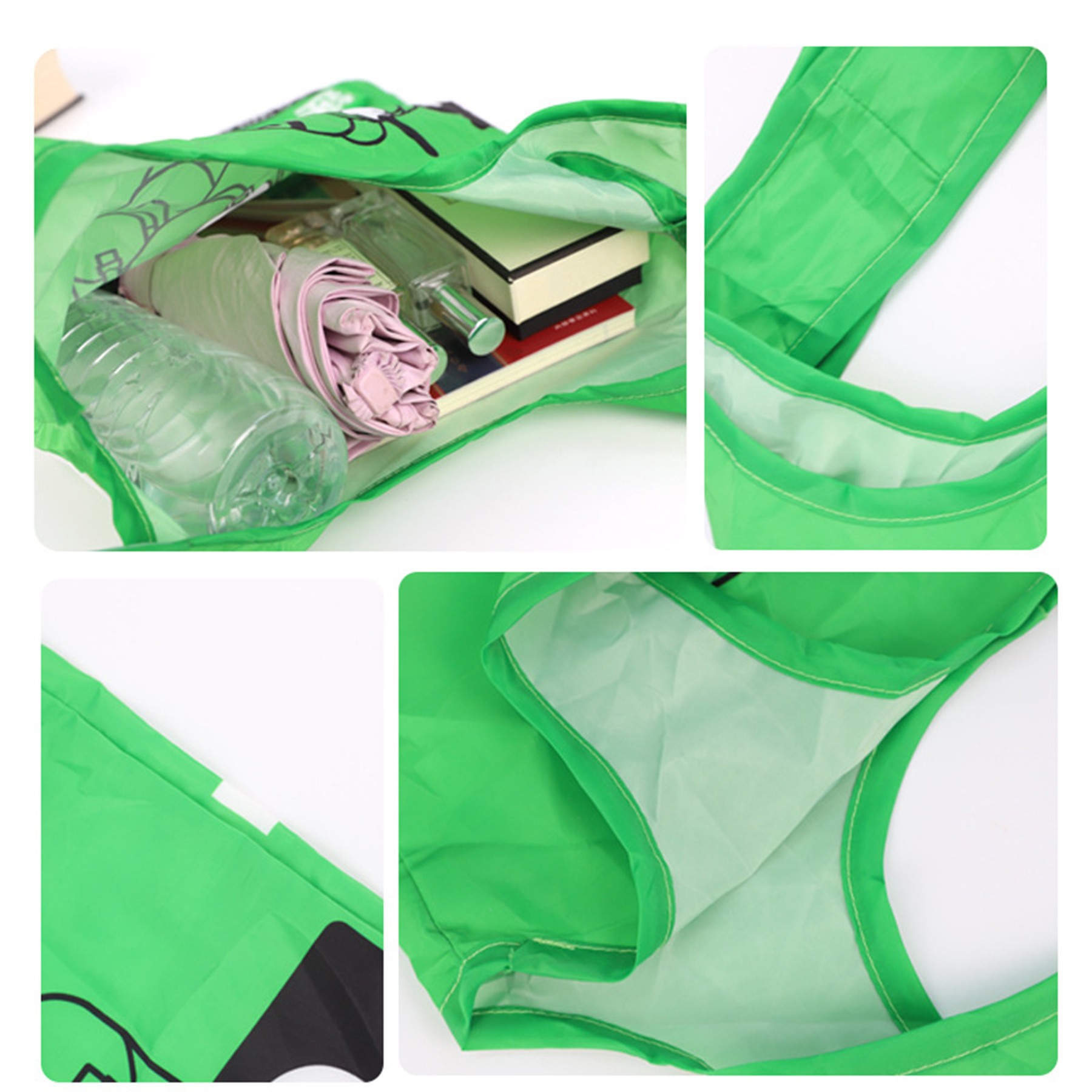 Foldable Vest Tote Bag With Pocket 2