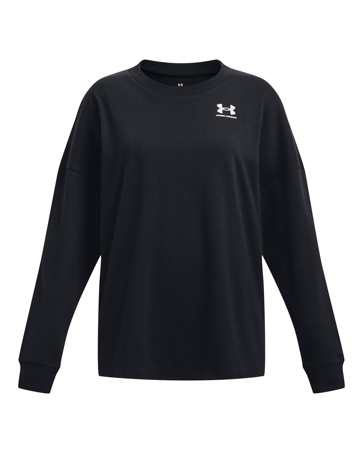 UA Left Chest Logo Girls' Long Sleeve 2