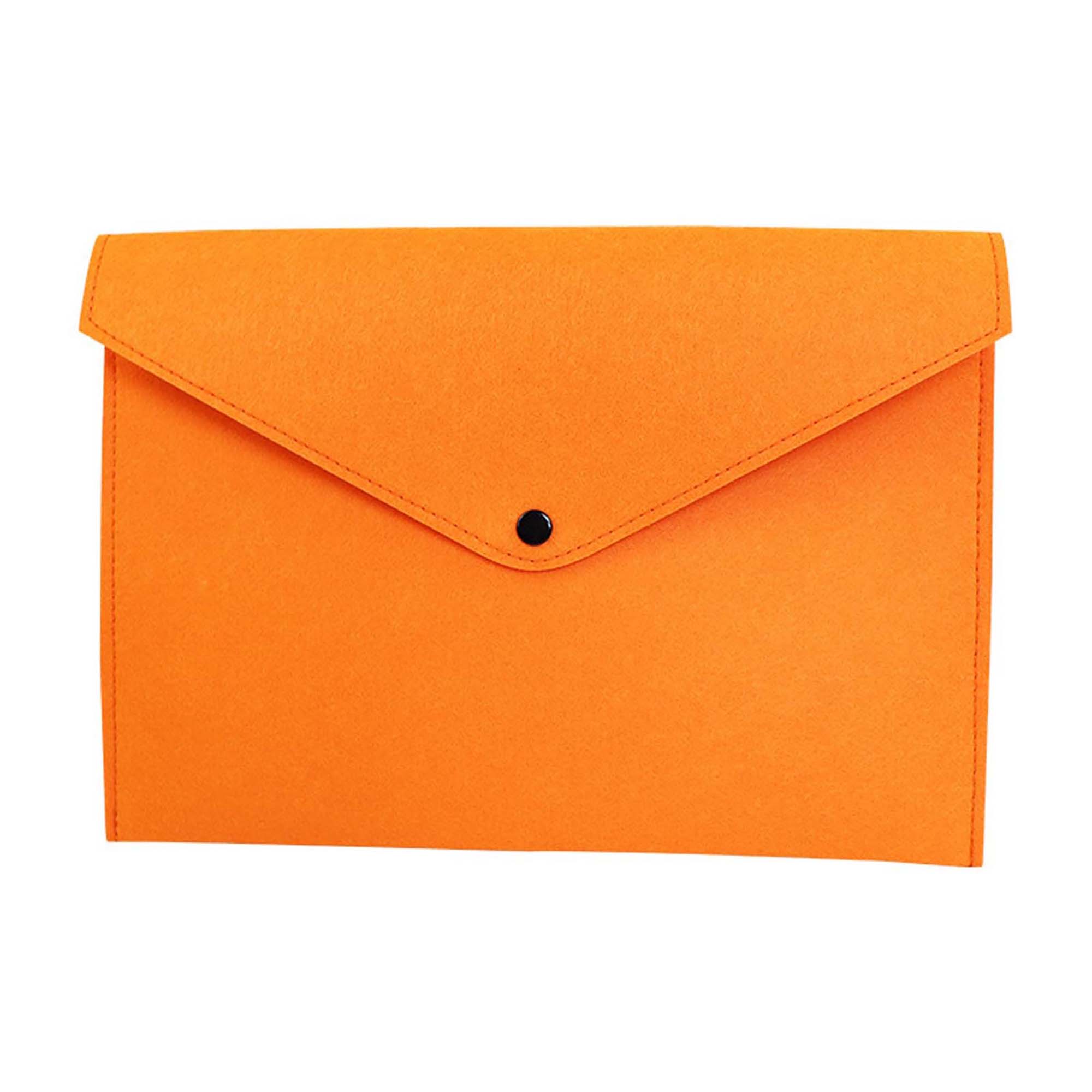 Felt File Folder Document Snap Button Bag 11