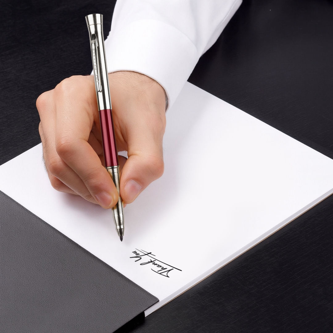 Garland® Monogram Aura Empire Felt Tip Pen - Chrome Accent 6