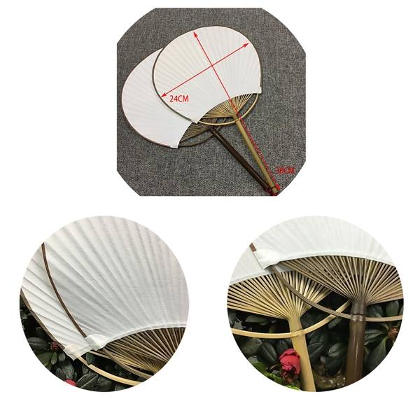 Long Handle Bamboo Fan 5