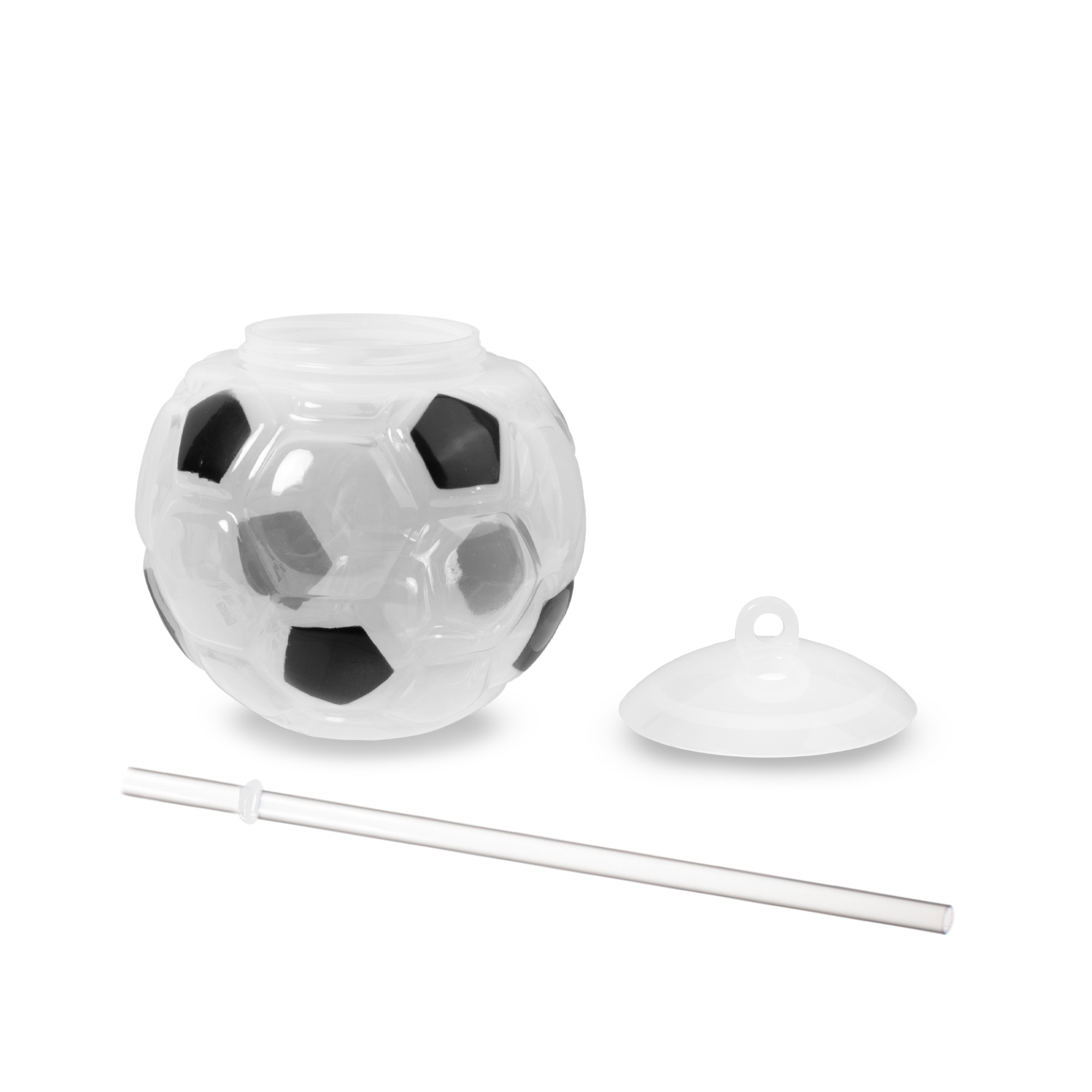 Soccer Ball Light Up Cup with Lid and Straw 5