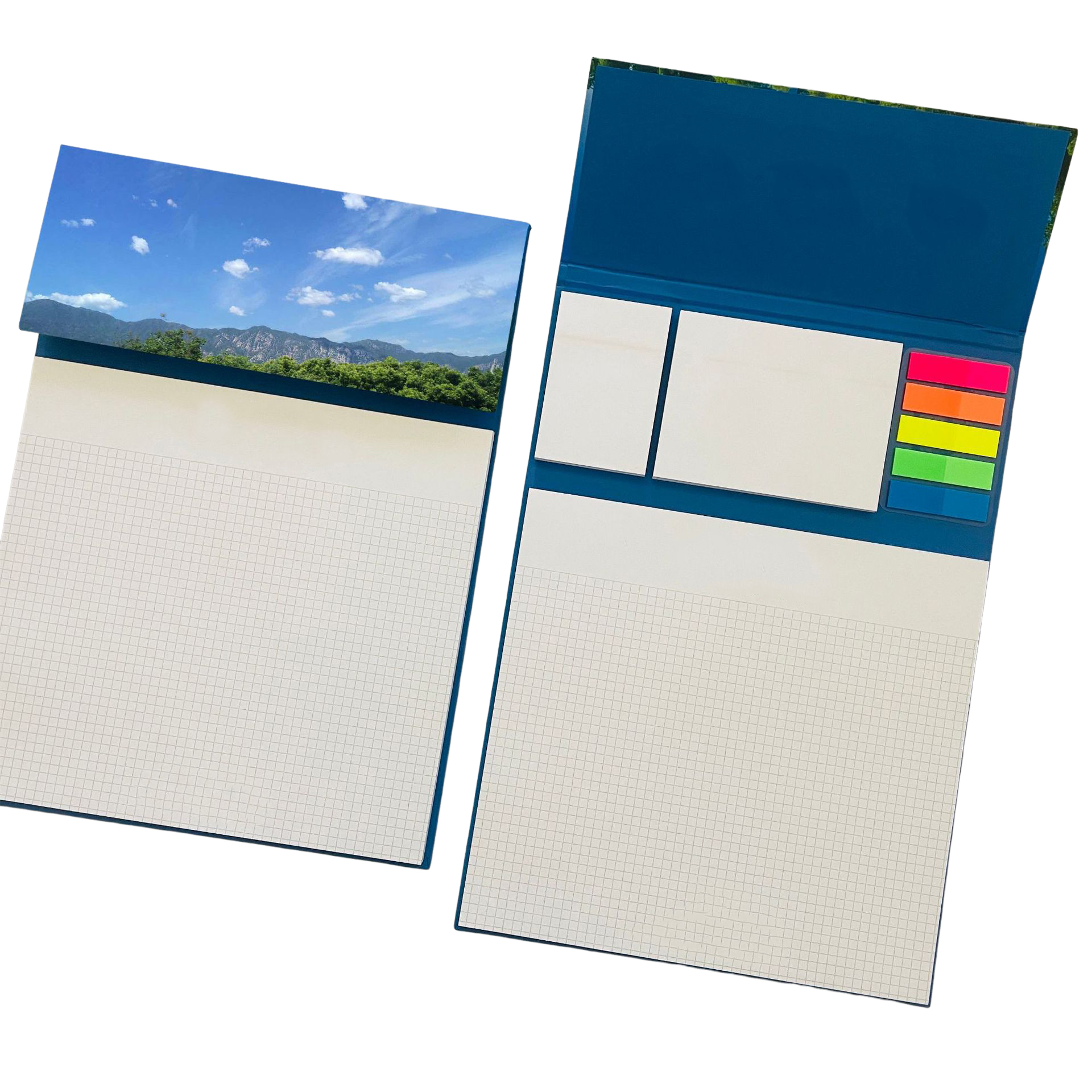 Hard Cover Sticky Flag Jotter Pad 1