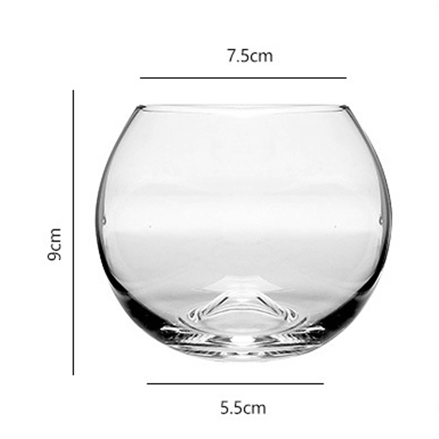 380oz Round Ball Bar Home Drinking Crystal Glass Whiskey Cup 4