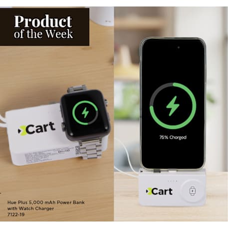 Hue Plus 5000 mAh Power Bank with Watch Charger 51