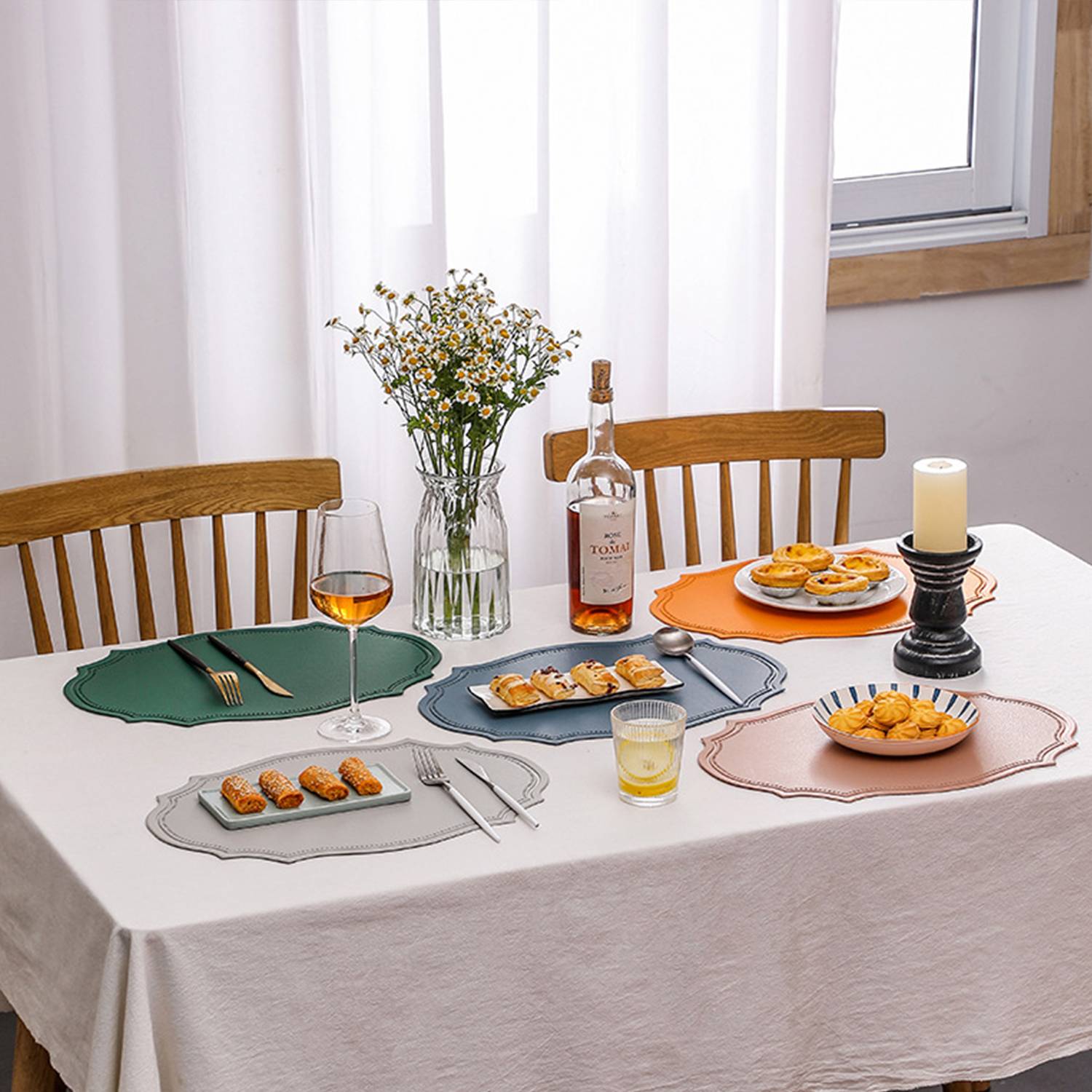 Leather Placemat Insulated Mat 8