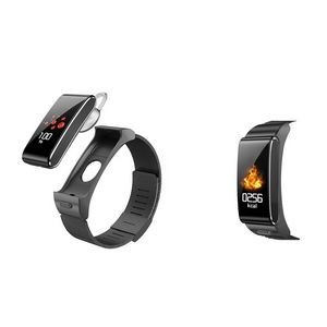 2 In 1 Fitness Tracker Earbuds With Steel Band 18