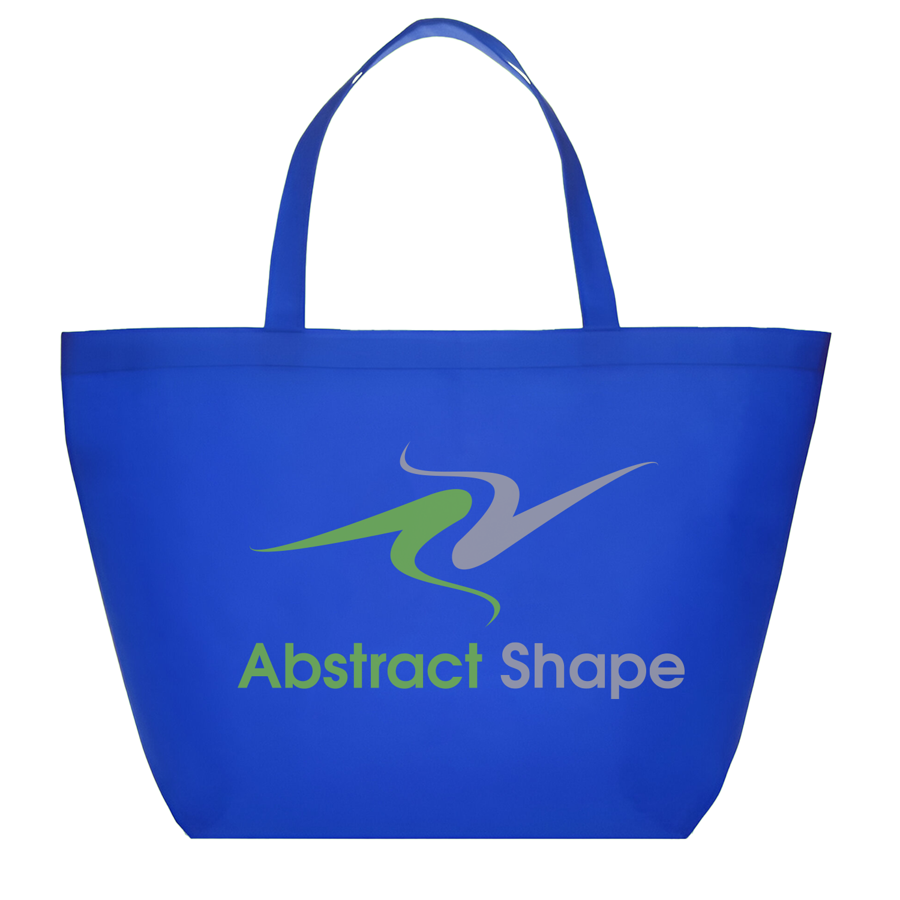 RPET Full Sublimation PP 80 GSM Non-Woven Tote Bag - 20"W x 3